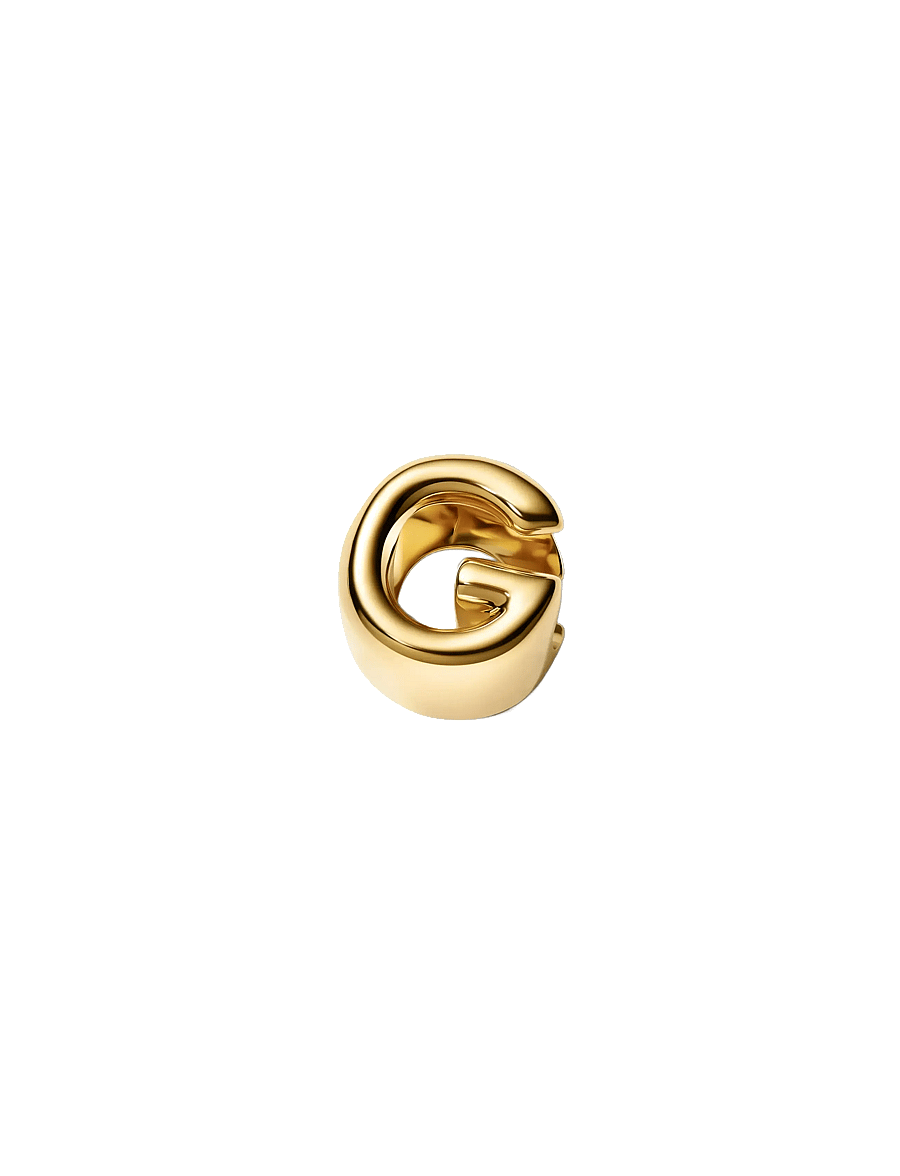 Pandora - Letter G 14k gold-plated charm - anhänger - no color - 1