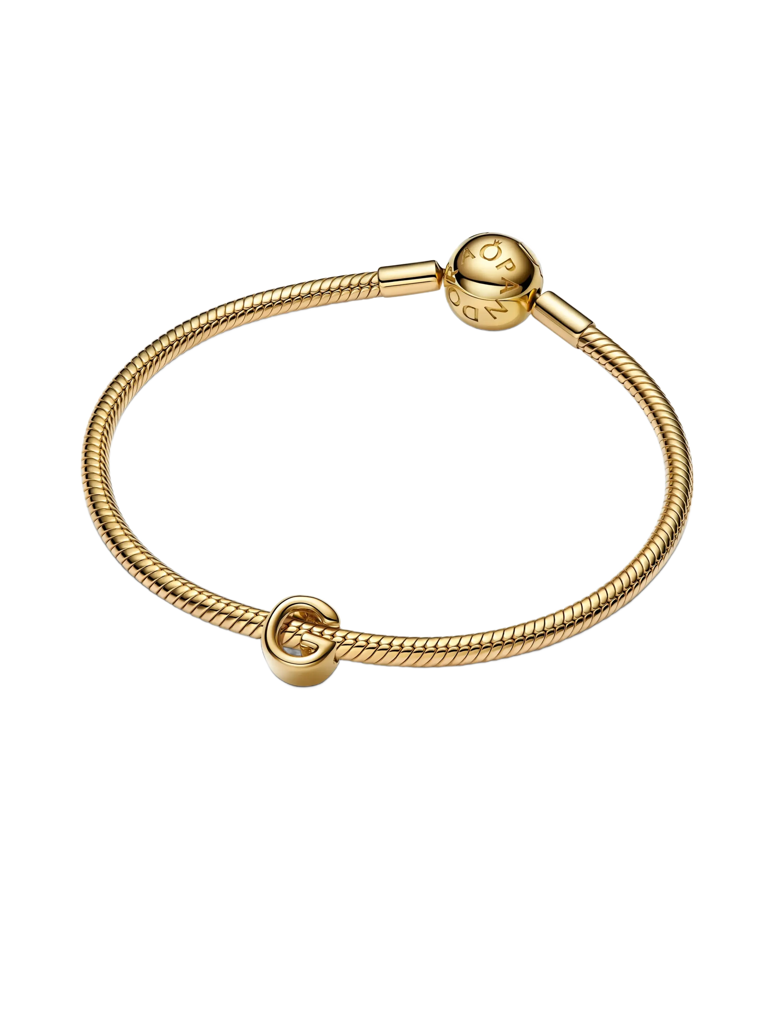 Pandora - Letter G 14k gold-plated charm - pendants - no color - 2