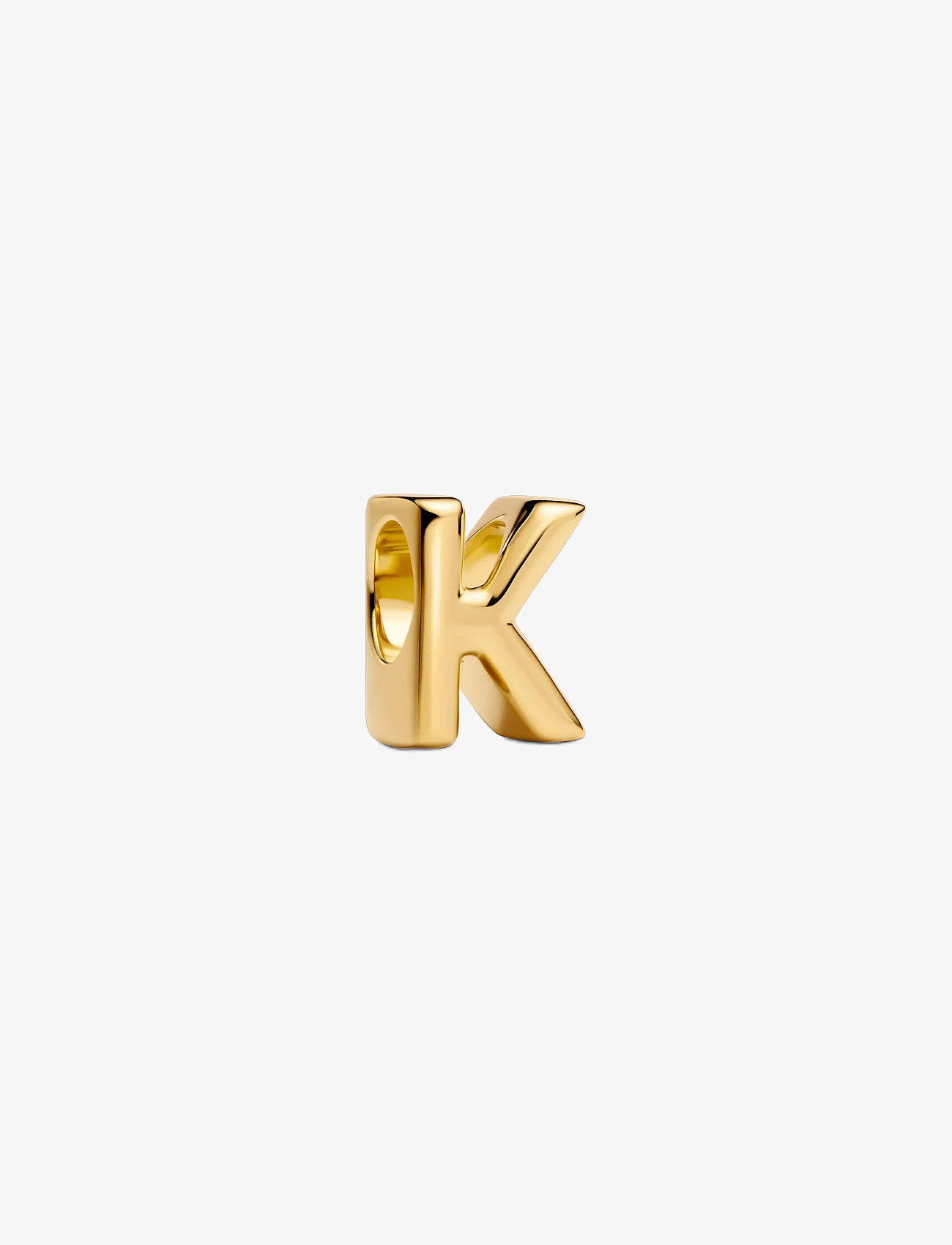 Pandora - Letter K 14k gold-plated charm - no color - 1
