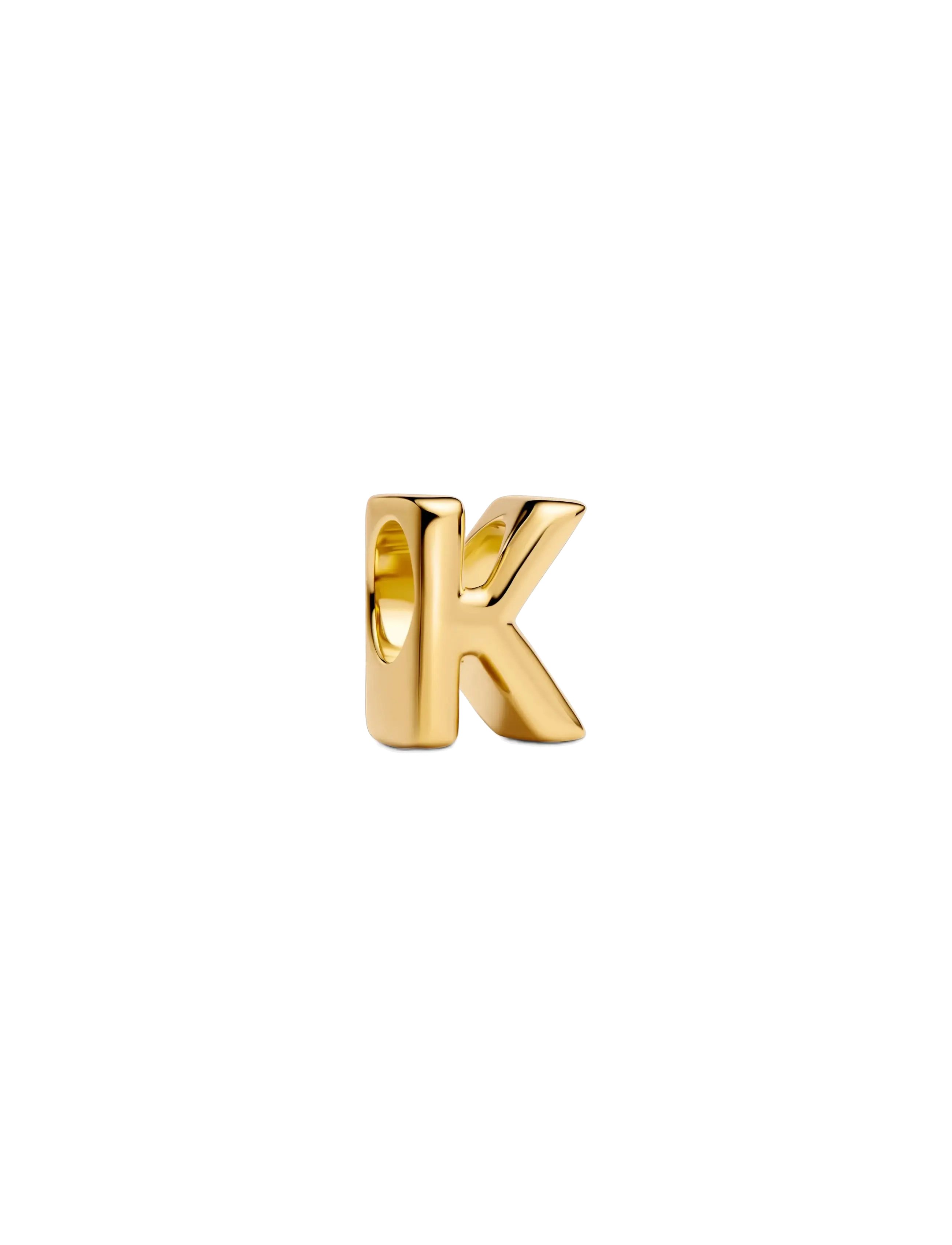Pandora Letter K 14k gold-plated charm - Charms - NO COLOR / undefined