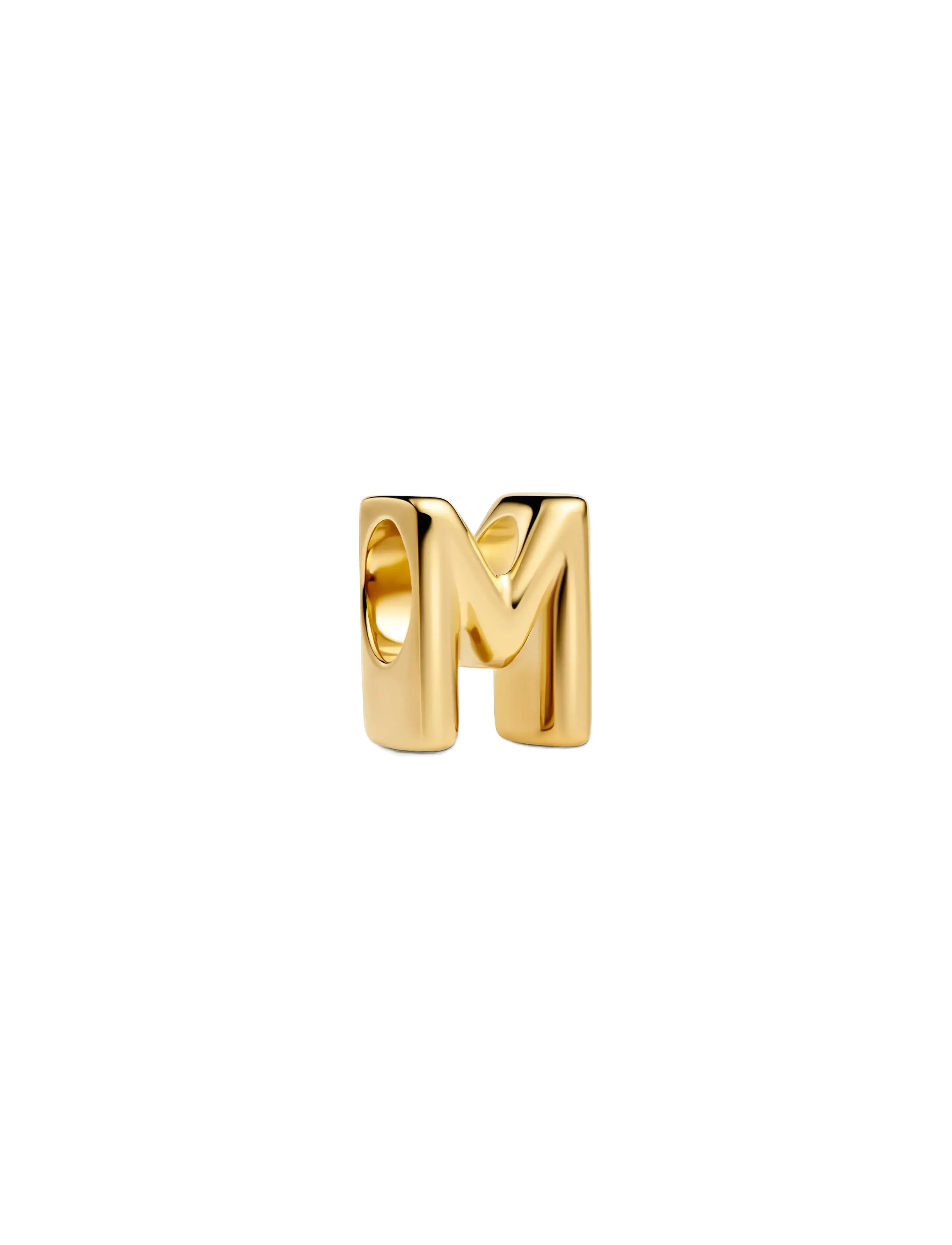 Pandora Letter M 14k gold-plated charm - Charms - NO COLOR / undefined