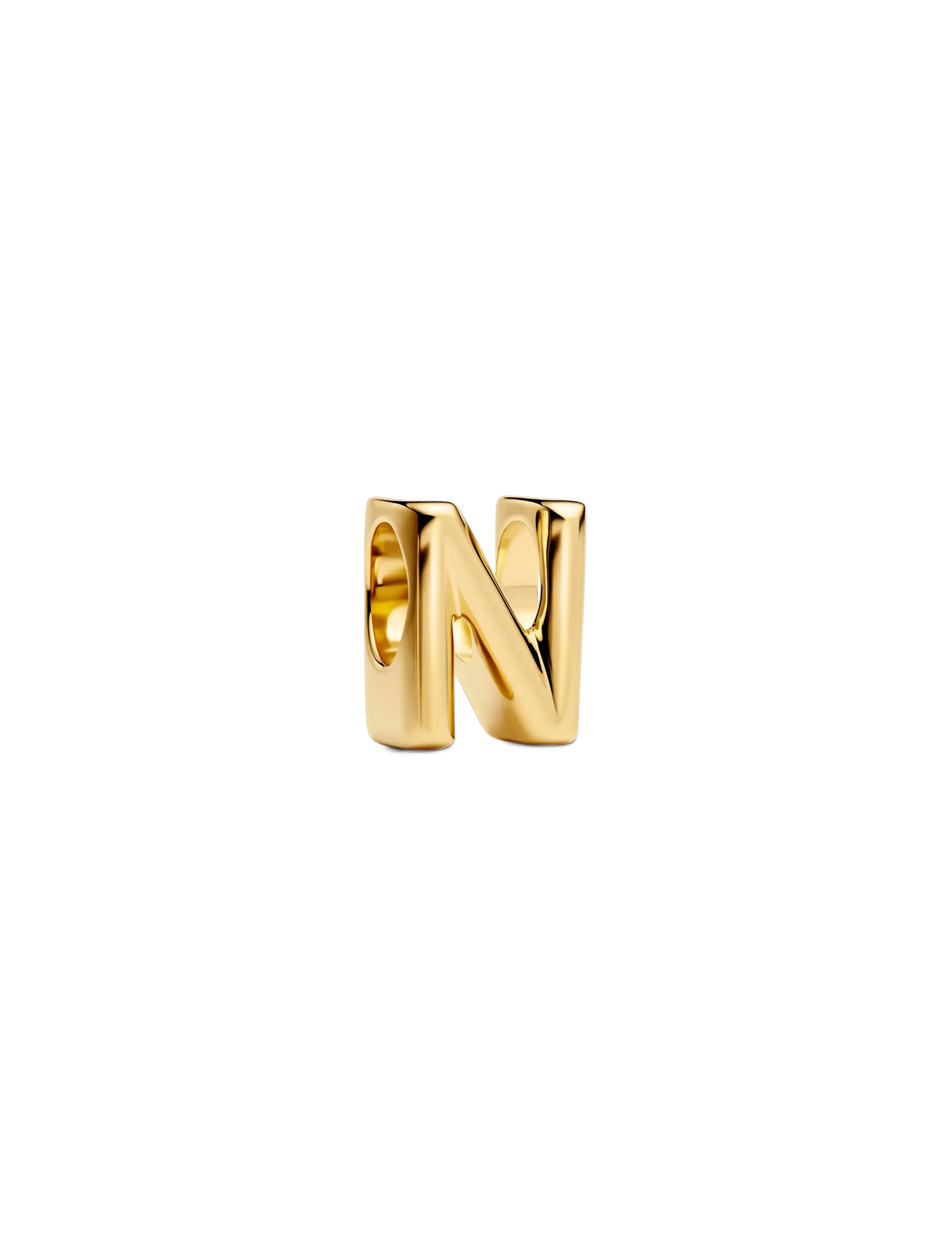 Pandora Letter N 14k gold-plated charm - Charms - NO COLOR / undefined