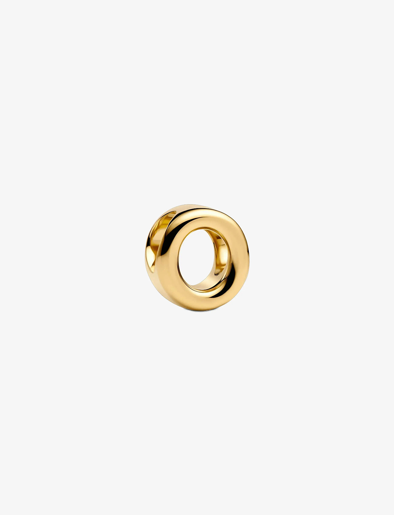 Pandora - Letter O 14k gold-plated charm - vedhæng - no color - 1