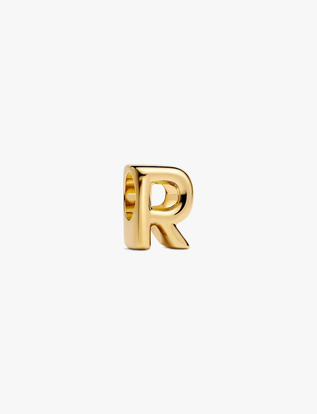 Pandora - Letter R 14k gold-plated charm - no color - 1