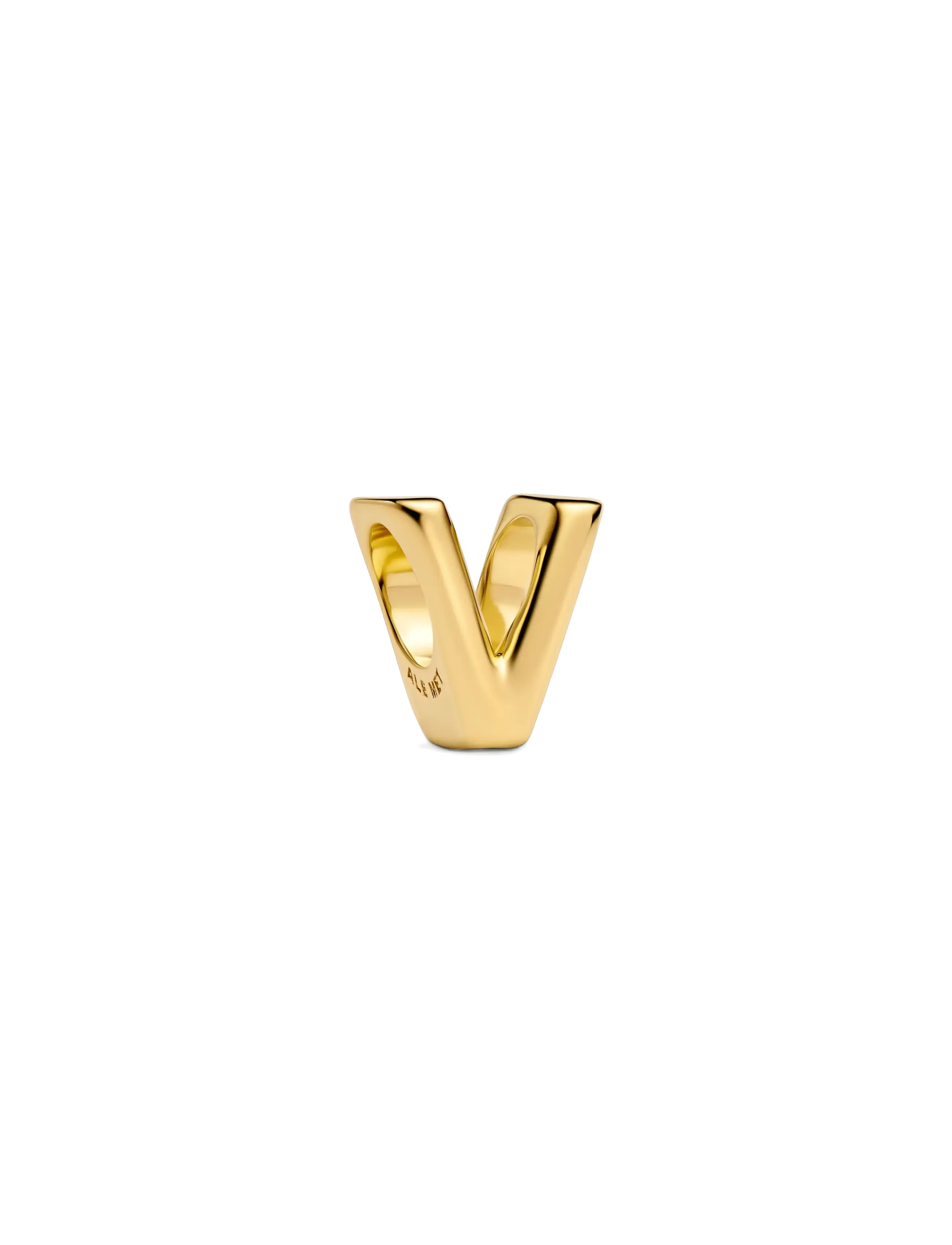 Pandora Letter V 14k gold-plated charm - Charms - NO COLOR / undefined
