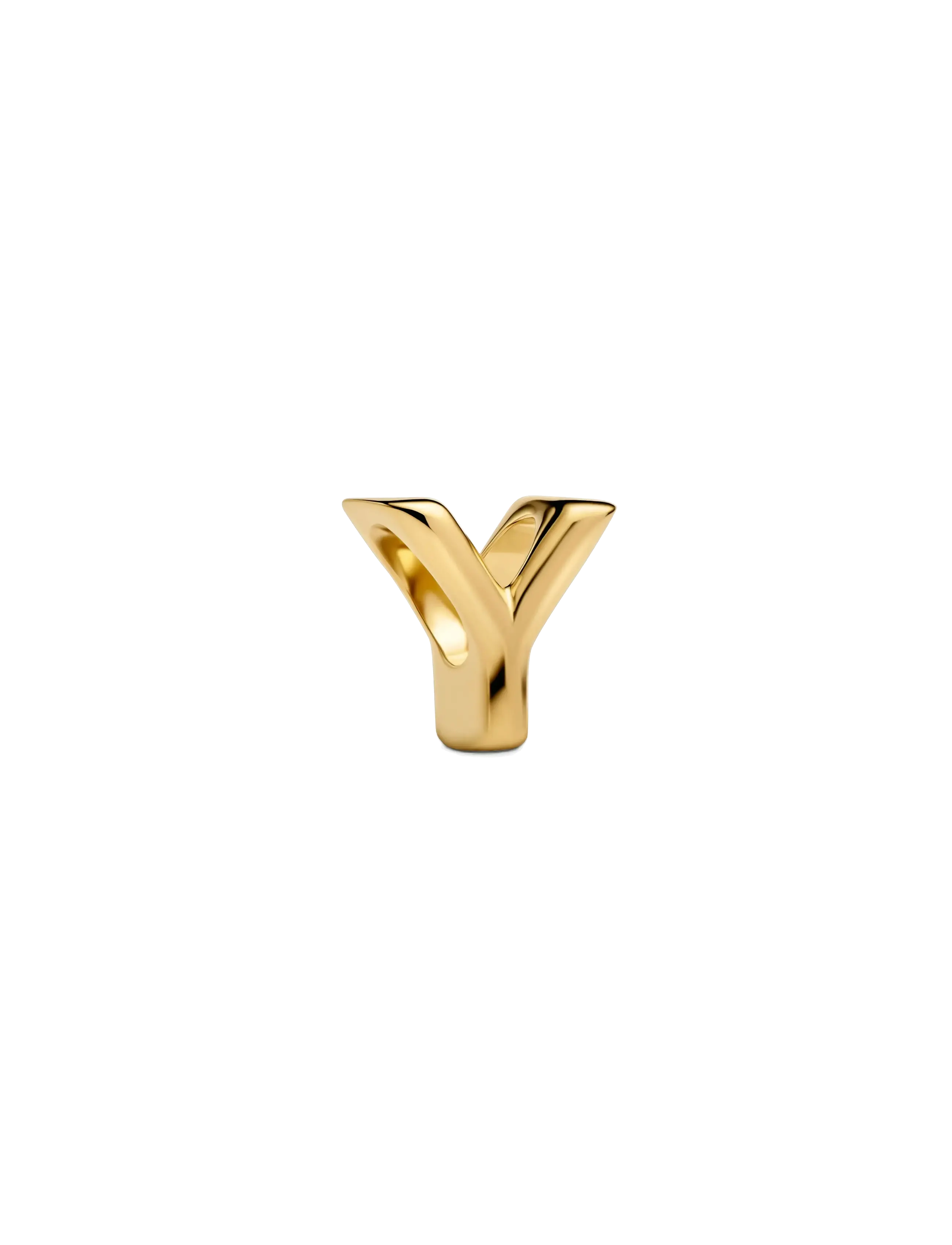 Pandora Letter Y 14k gold-plated charm - Charms - NO COLOR / undefined