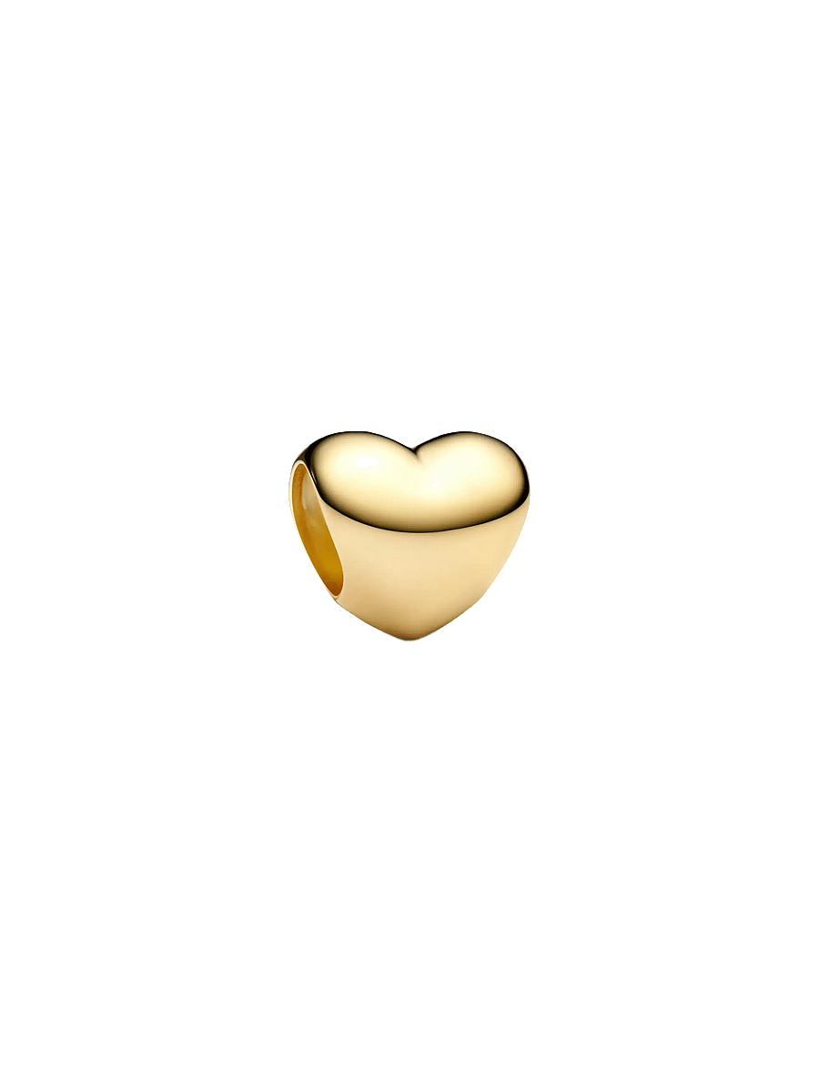 Pandora - Heart 14k gold-plated mini charm - hangers - no color - 1