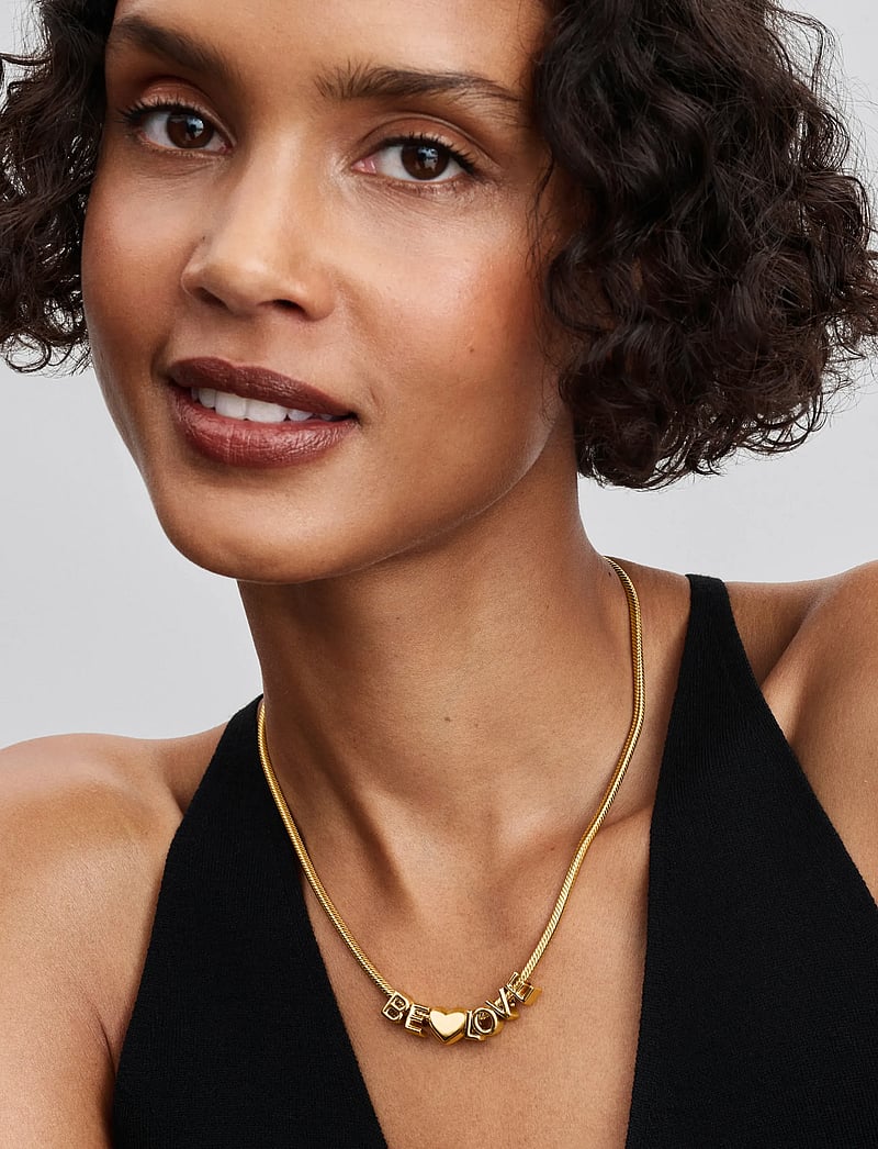 Pandora - Heart 14k gold-plated mini charm - no color - 3