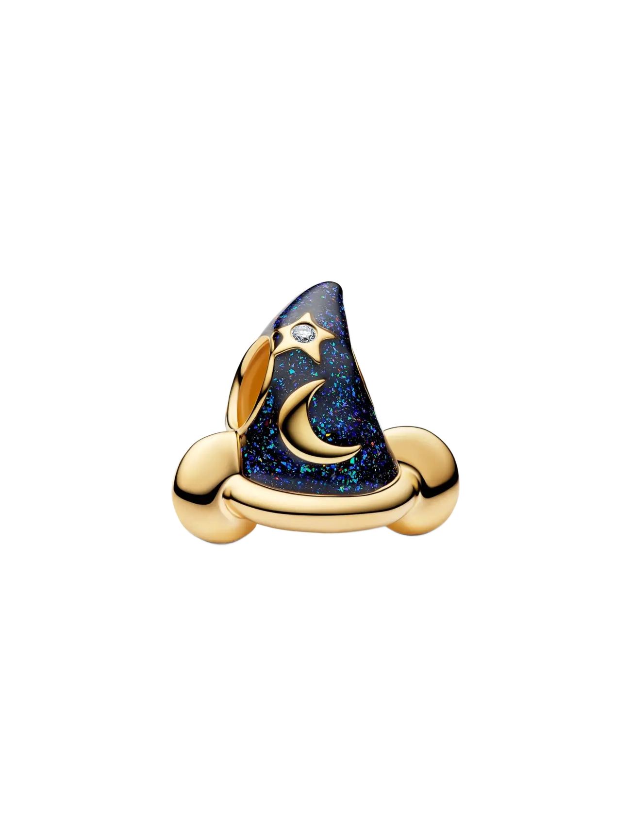 Pandora Disney Sorcerers hat 14k gold-plated charm - Samarbejder - BLUE / gold