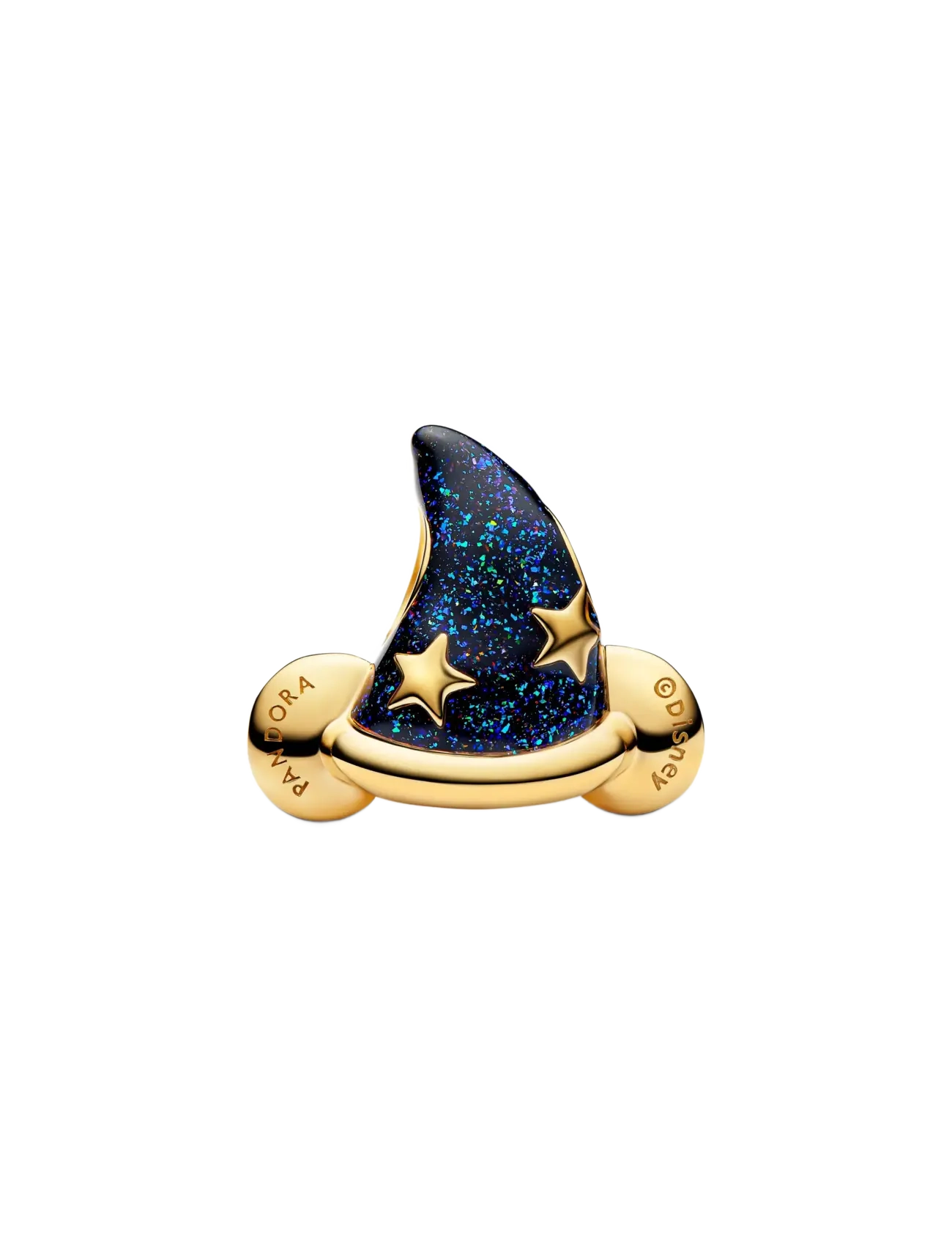 Pandora - Disney Sorcerers hat 14k gold-plated charm - blue - 2