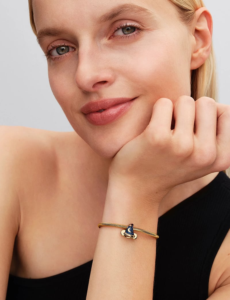 Pandora - Disney Sorcerers hat 14k gold-plated charm - anhänger - blue - 0