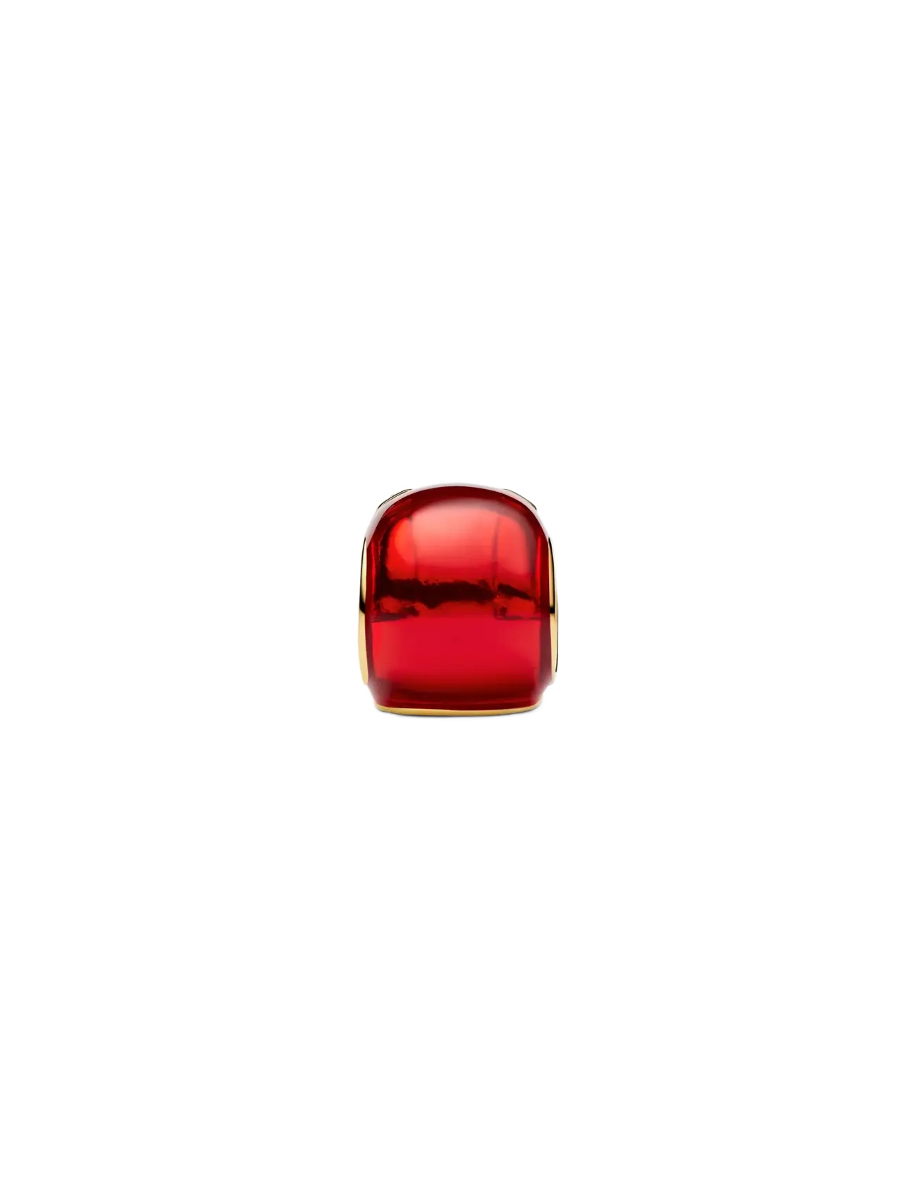 Pandora - Marvel Iron Man 14k gold-plated charm with glow in the dark and red enamel - anhänger - red - 2