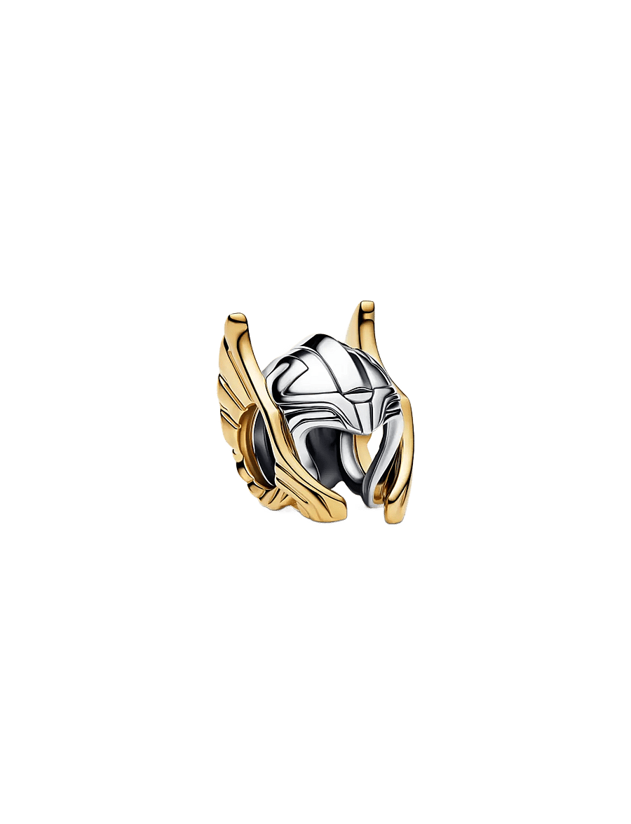 Pandora - Marvel Thor helmet sterling silver and 14k gold-plated charm - anheng - no color - 1