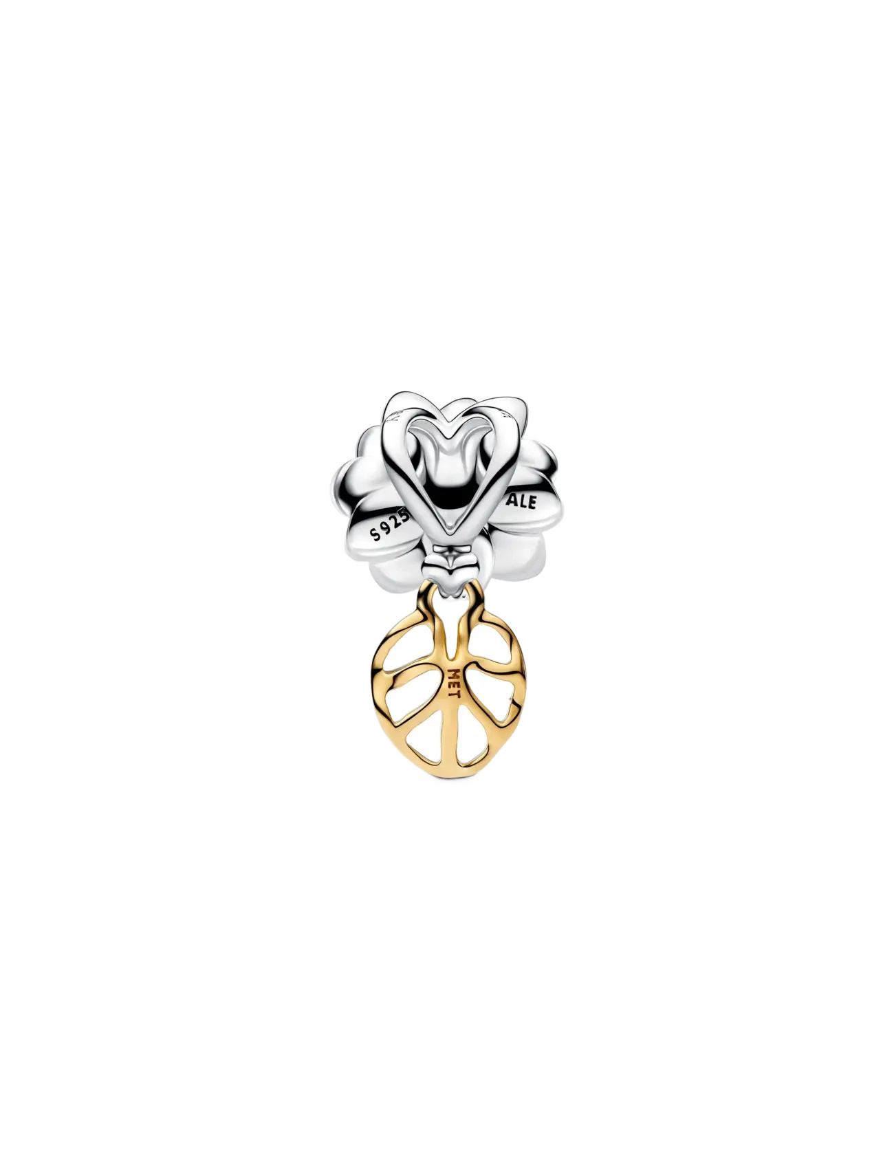 Pandora - Disney Princess Tiana Lotus Flower Lab-grown Diamond Charm - anhänger - clear - 2