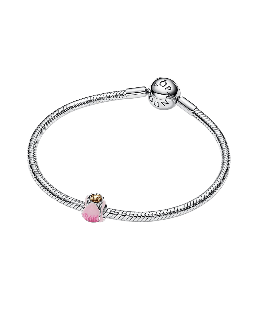 Pandora - Pink Tulip Charm - pendants - pink - 2