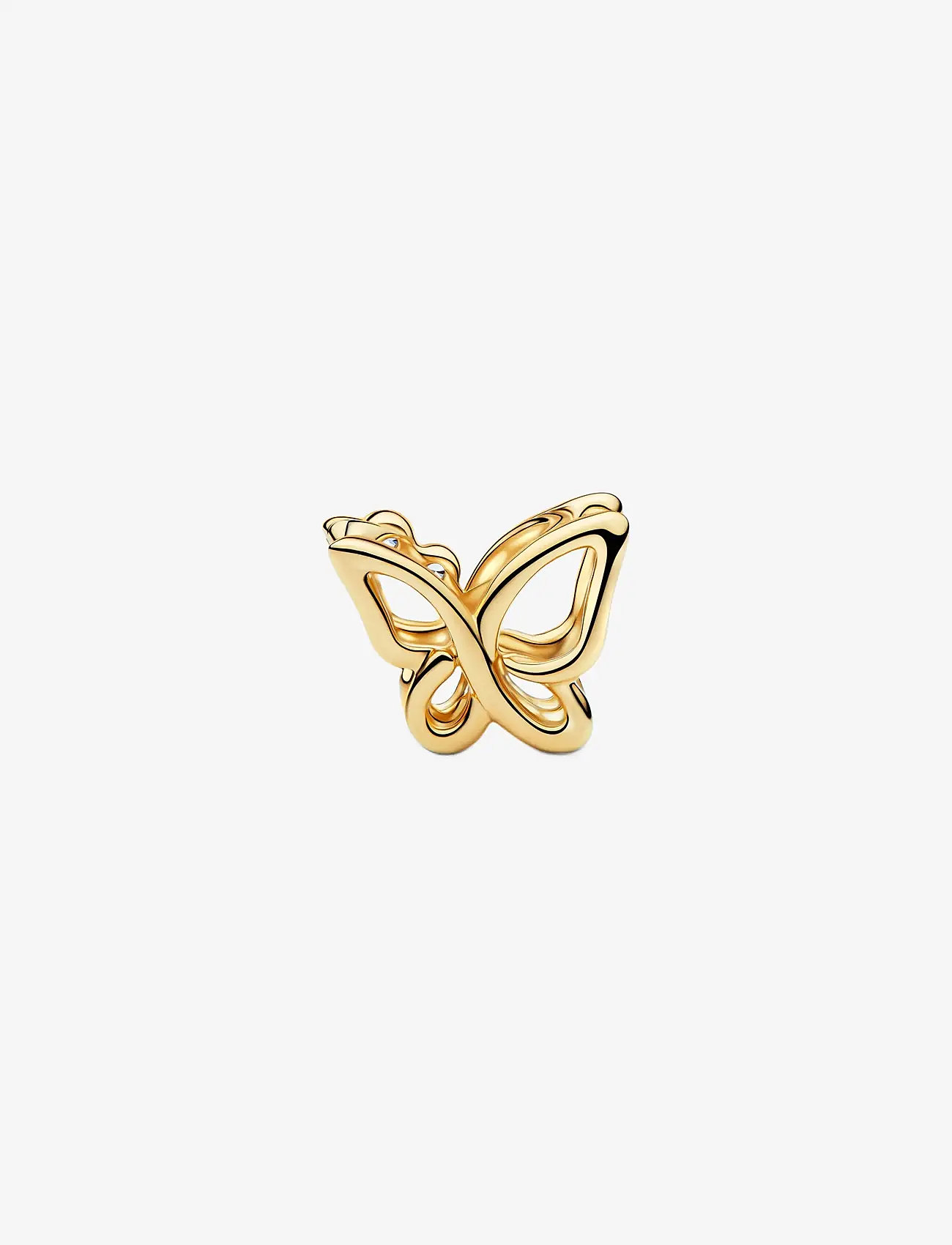Pandora - Butterfly Openwork Charm - pendants - clear - 2