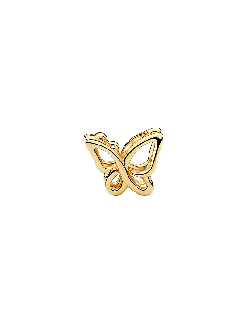 Pandora - Butterfly Openwork Charm - hängen & berlocker - clear - 2