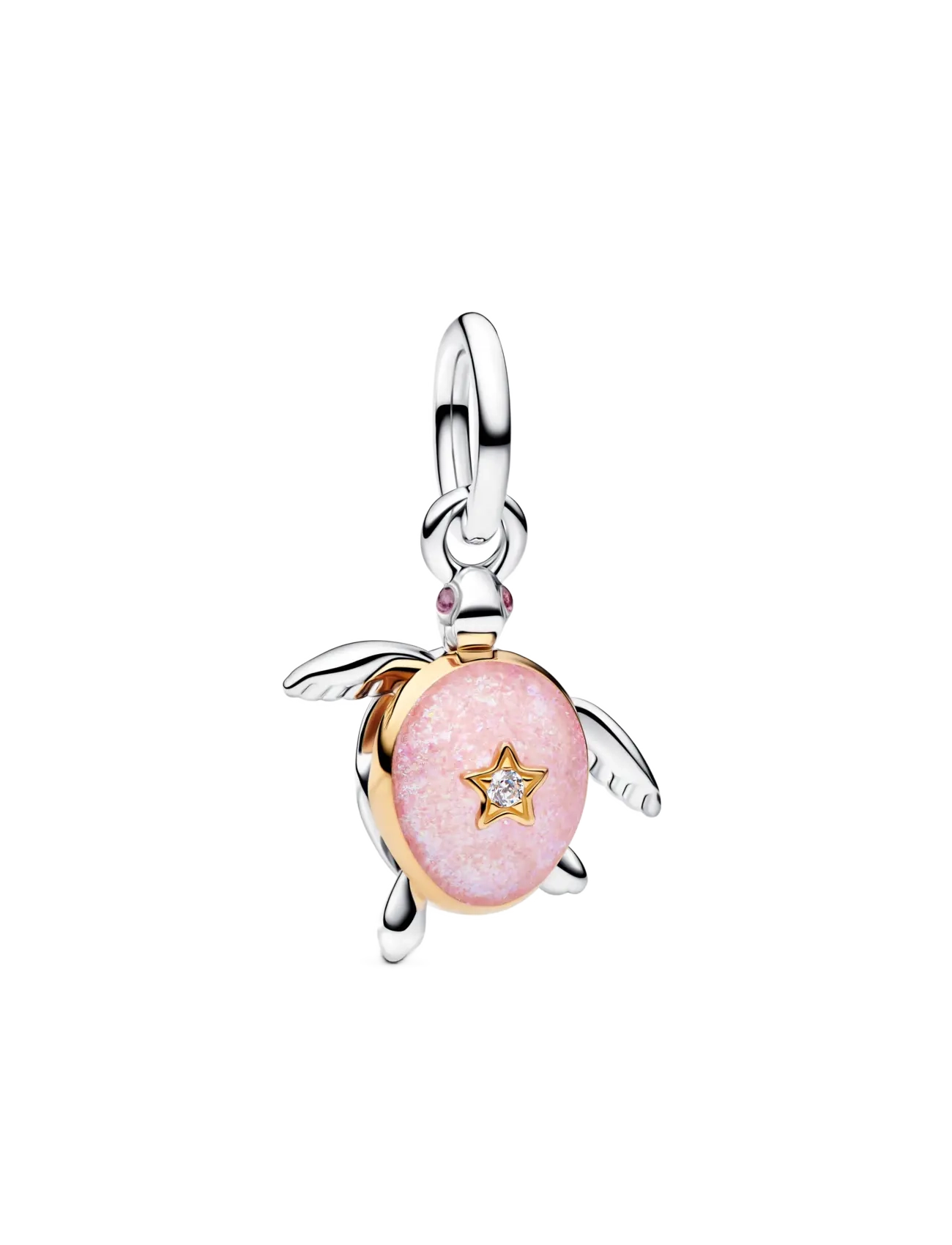 Pandora Disney Tangled Flower 14k gold-plated - Farben der Saison - PINK / pink/rose