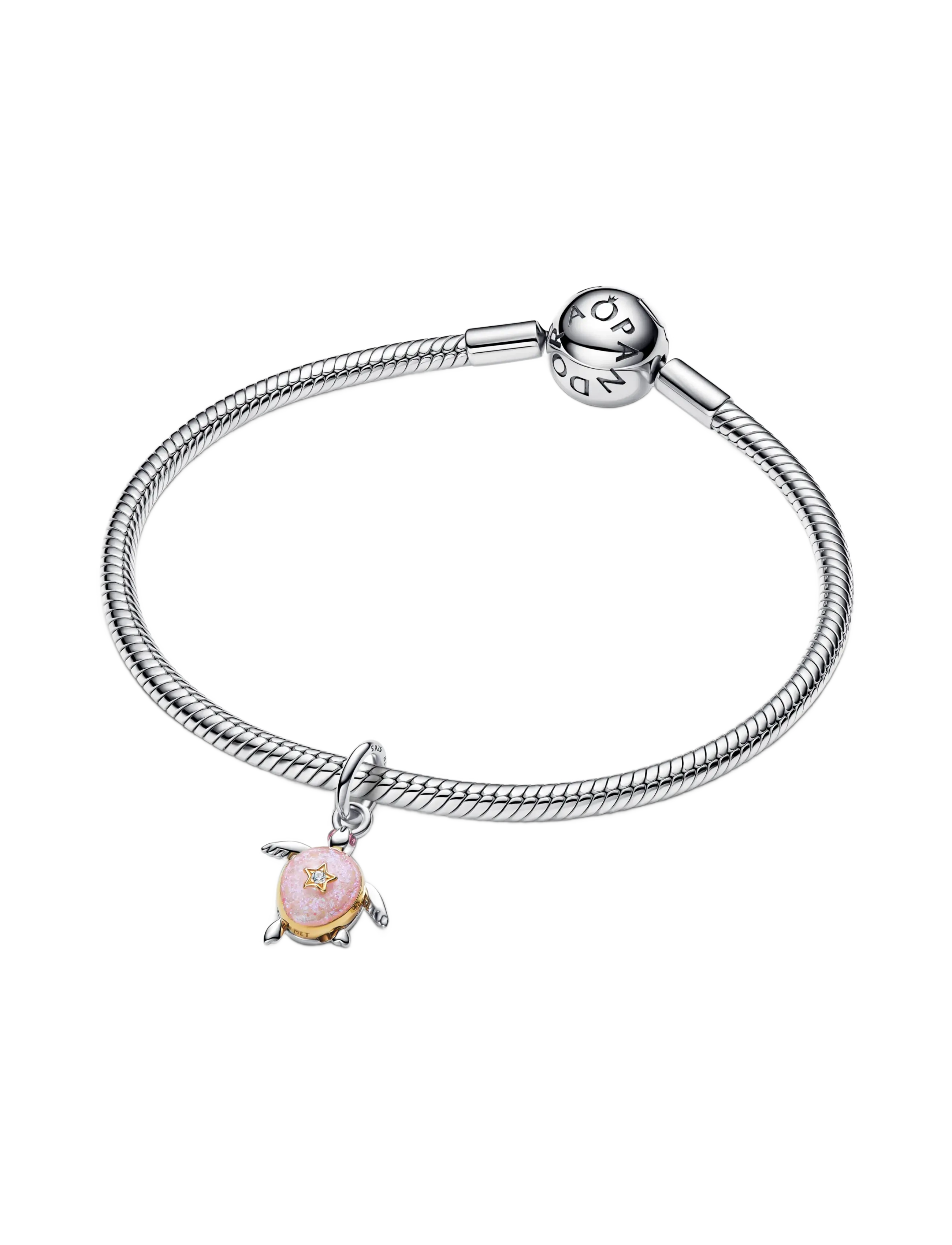 Pandora - Disney Tangled Flower 14k gold-plated - anhänger - pink - 2
