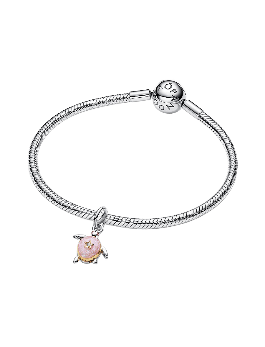 Pandora - Disney Tangled Flower 14k gold-plated - anhänger - pink - 2