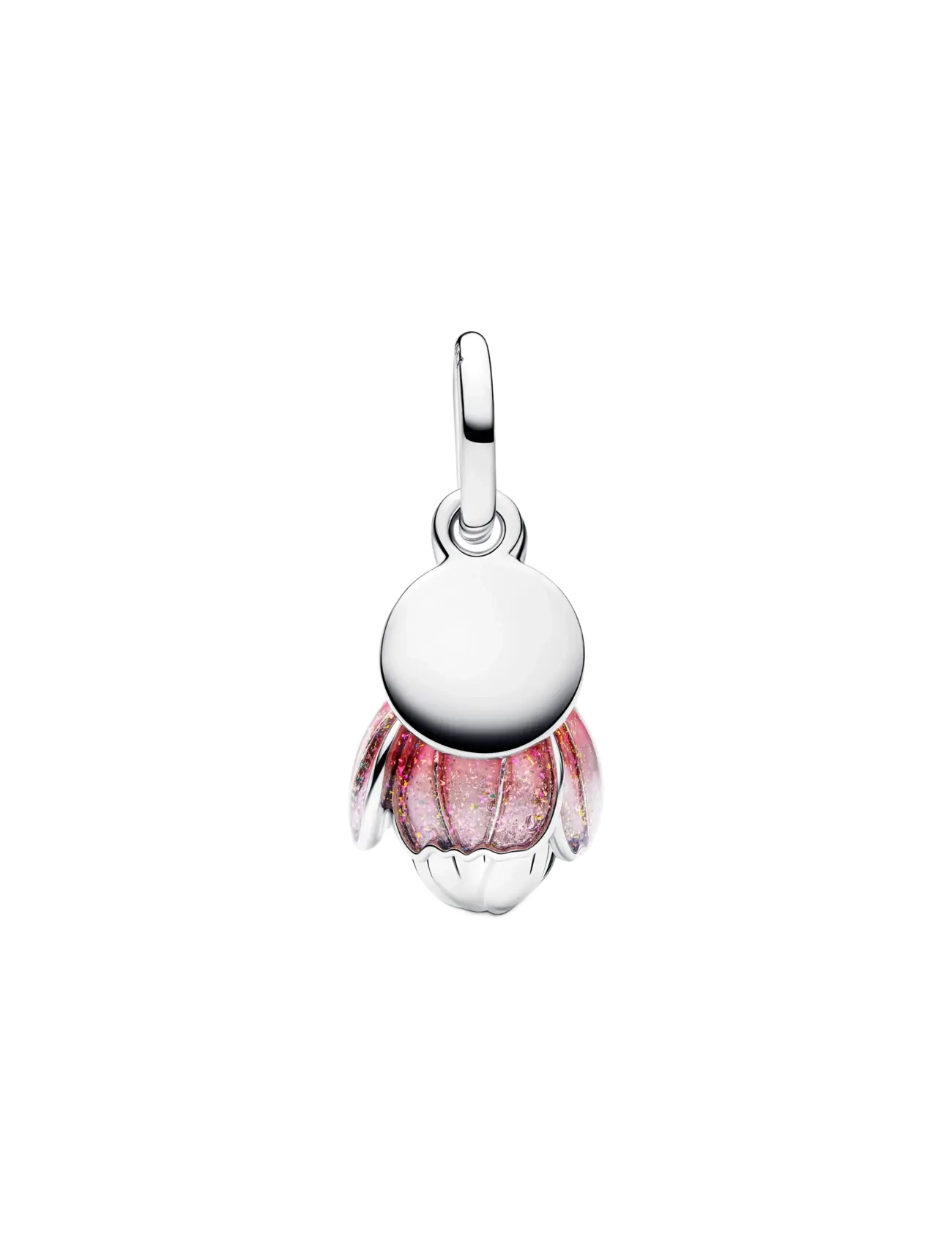 Pandora - Two-Tone Blooming Flower Dangle Charm - vedhæng - pink - 2
