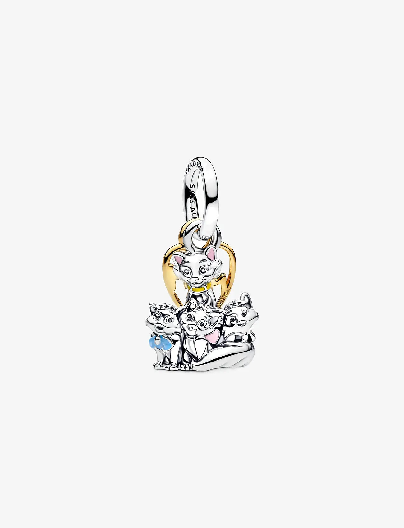 Pandora - Disney Aristocats Duchess & Kittens Dangle Charm - vedhæng - pink - 1