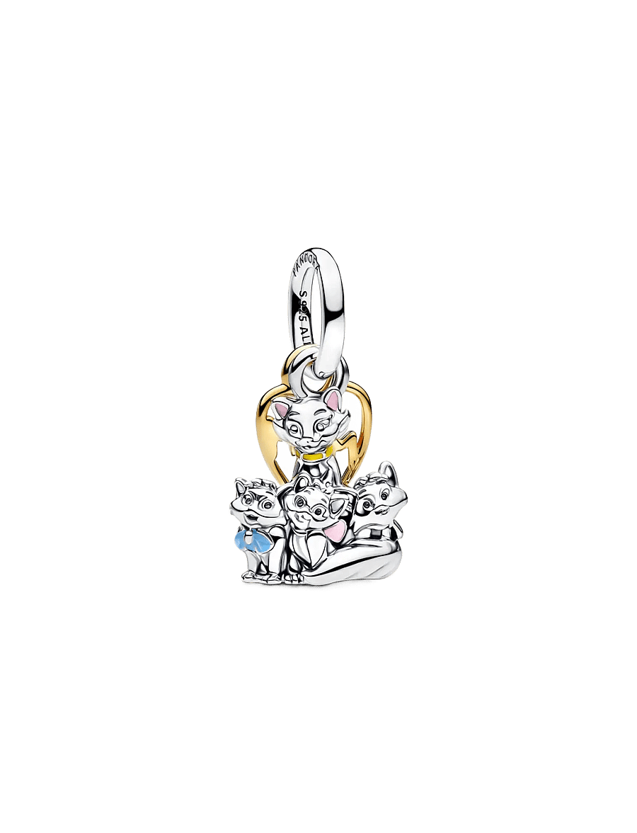 Pandora - Disney Aristocats Duchess & Kittens Dangle Charm - anhänger - pink - 1