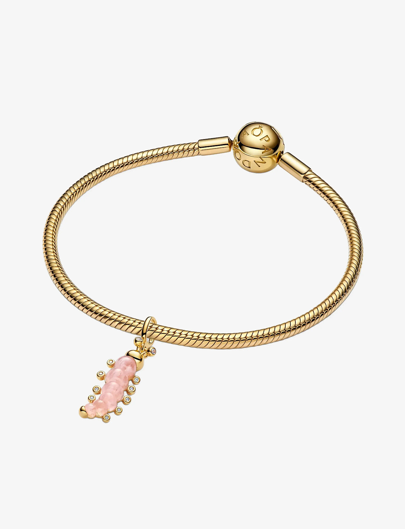 Pandora - Pink Caterpillar Charm - anhänger - pink - 3