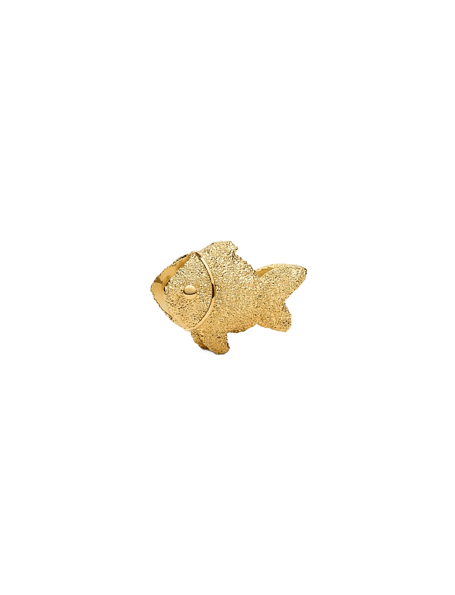 Pandora - Textured Fish Mini Charm - vedhæng - no color - 0