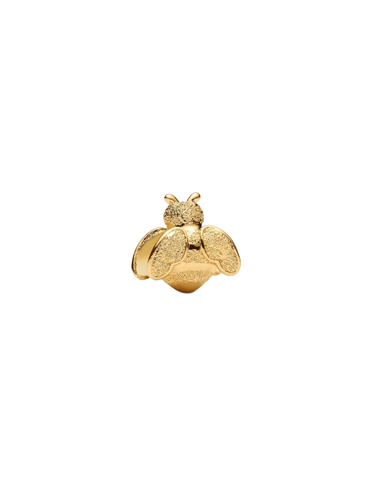 Textured Bee Mini Charm - NO COLOR