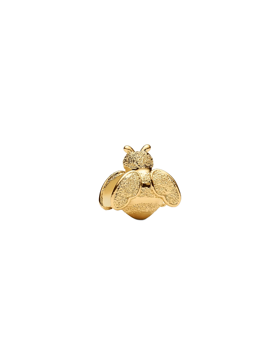 Pandora - Textured Bee Mini Charm - hangers - no color - 0