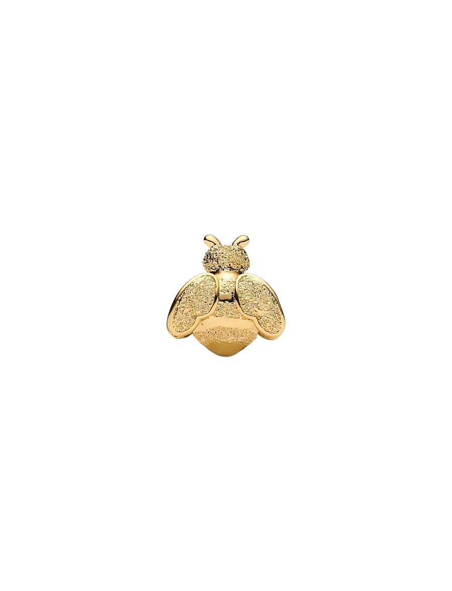 Pandora - Textured Bee Mini Charm - hangers - no color - 1