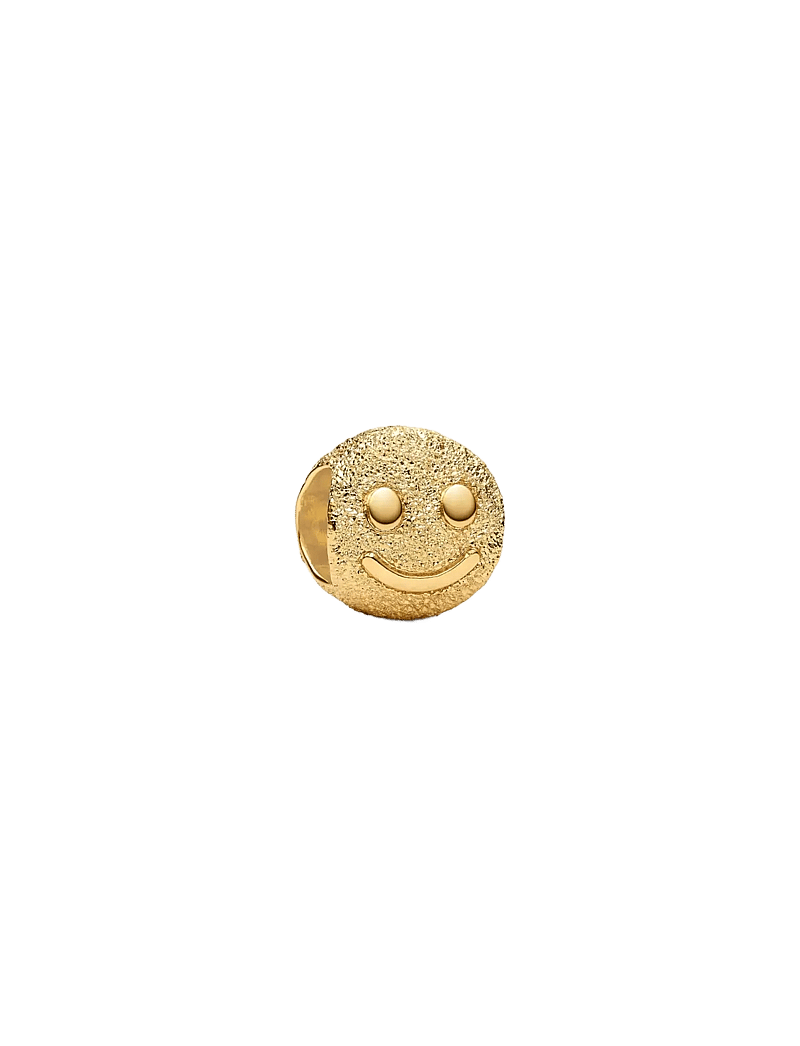 Pandora - Textured Happy Face Mini Charm - anhänger - no color - 0