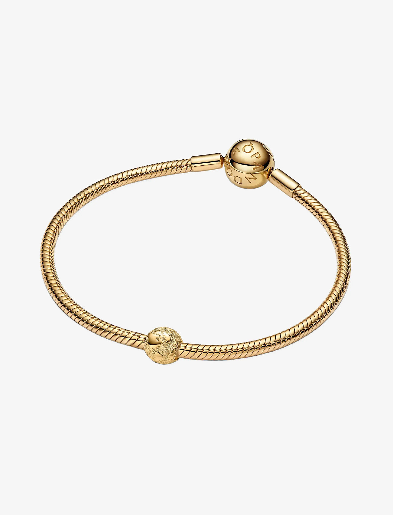 Pandora - Textured Globe Mini Charm - vedhæng - no color - 1