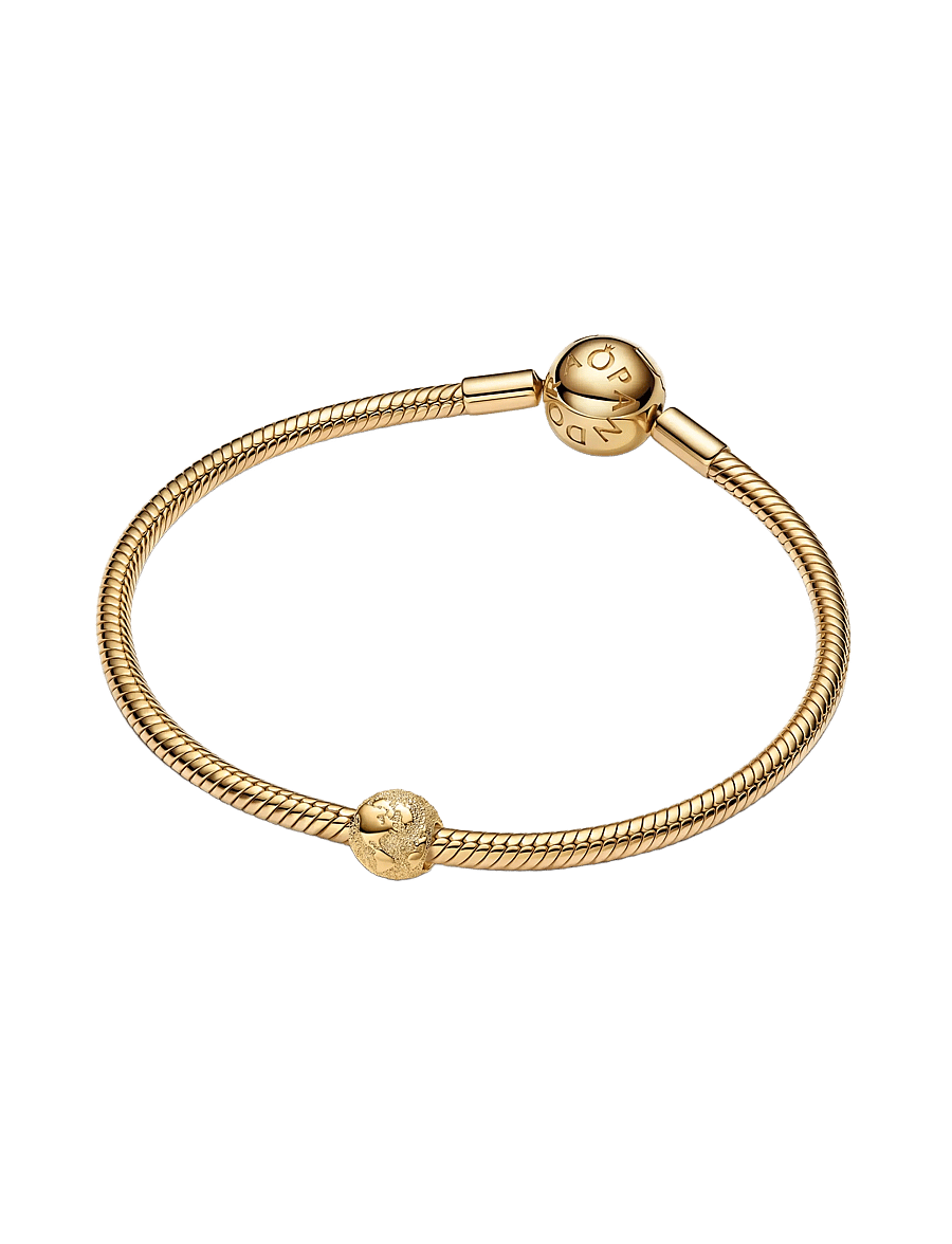 Pandora - Textured Globe Mini Charm - vedhæng - no color - 1