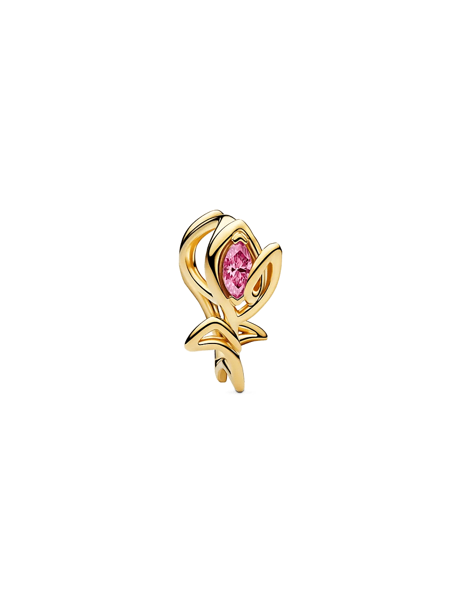 Pandora - Tulip Openwork Charm - hängen & berlocker - pink - 1
