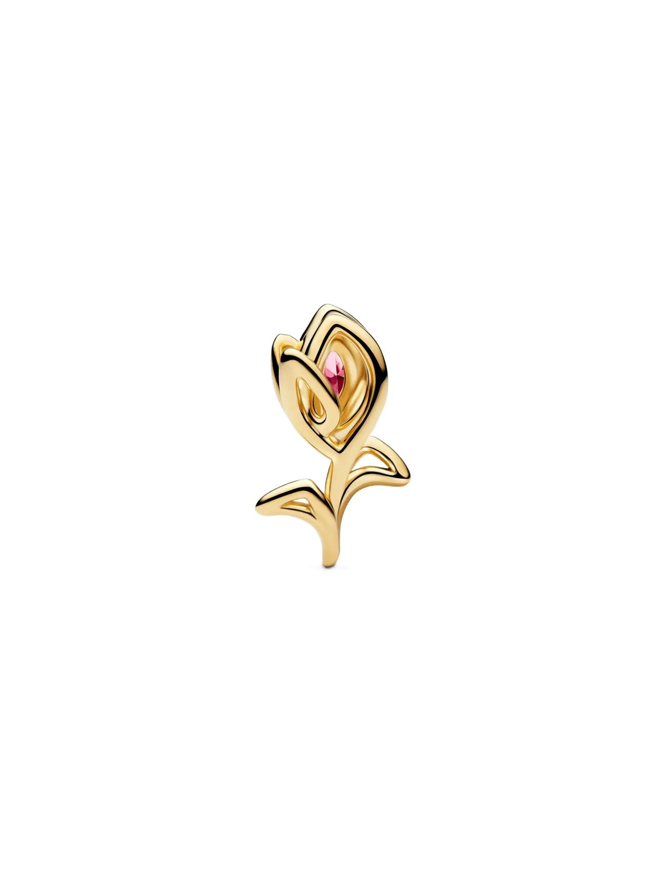 Pandora - Tulip Openwork Charm - pendants - pink - 2