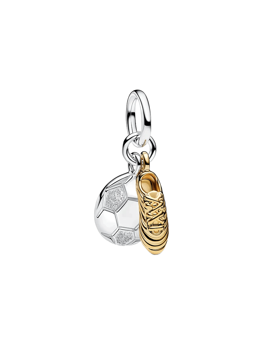 Pandora - Soccer Shoe Double Dangle Charm - vedhæng - no color - 1