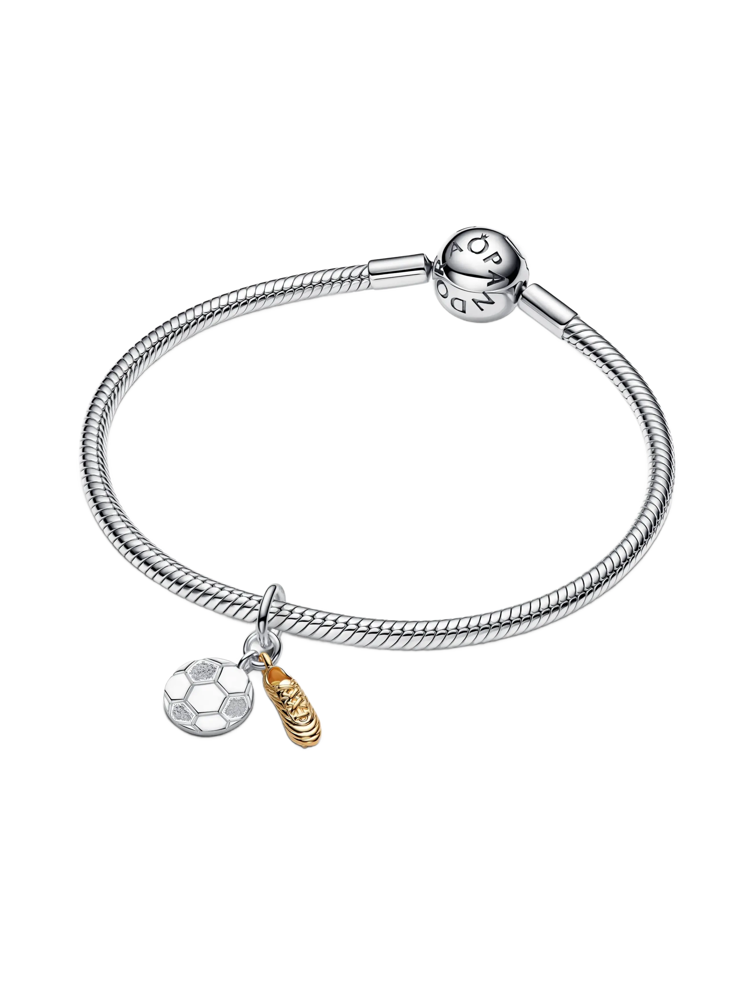 Pandora - Soccer Shoe Double Dangle Charm - anhänger - no color - 3
