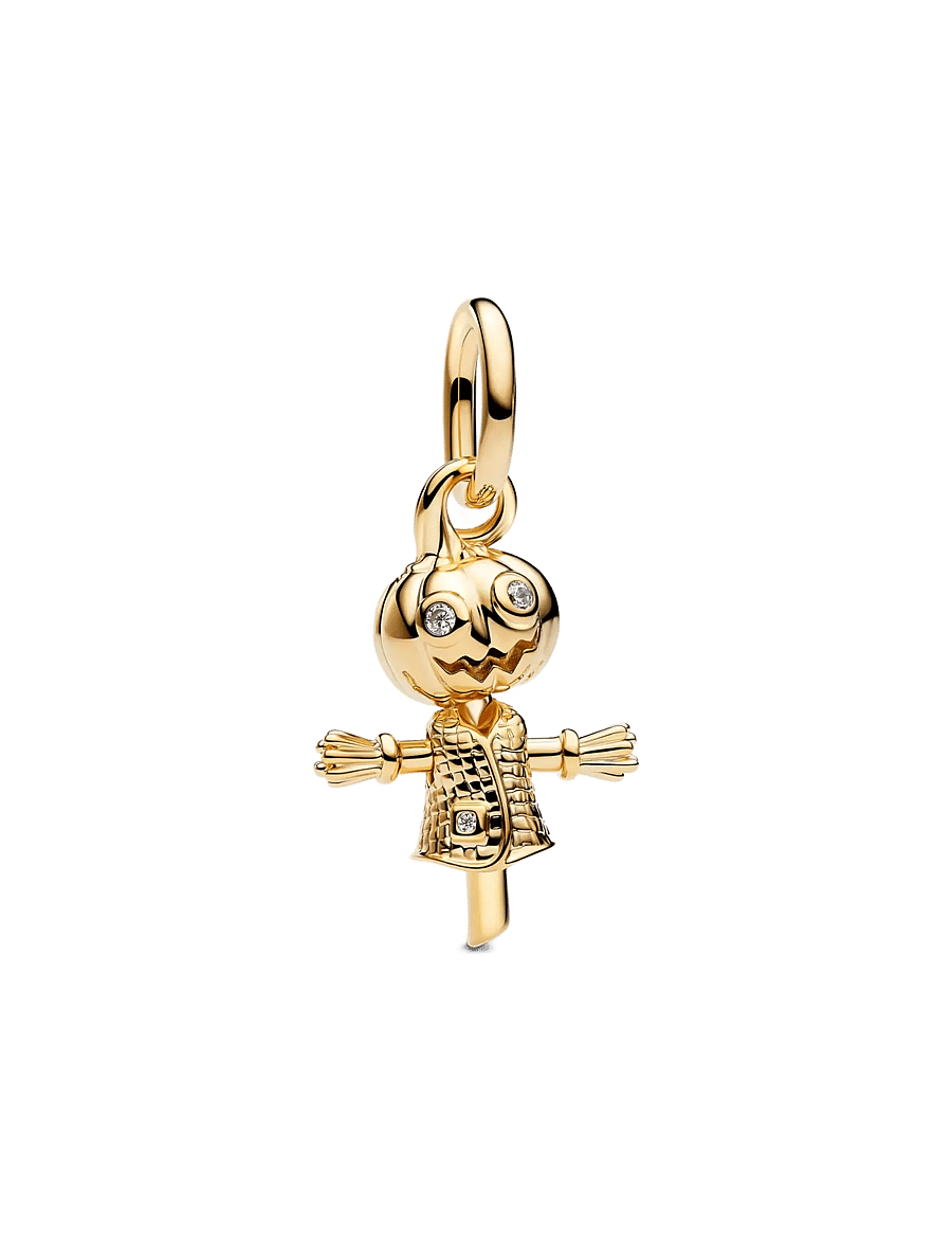 Pandora - Pumpkin Scarecrow Dangle Charm - hängen & berlocker - clear - 1