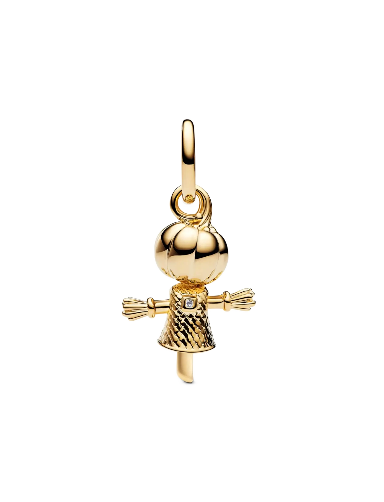 Pandora - Pumpkin Scarecrow Dangle Charm - hängen & berlocker - clear - 2