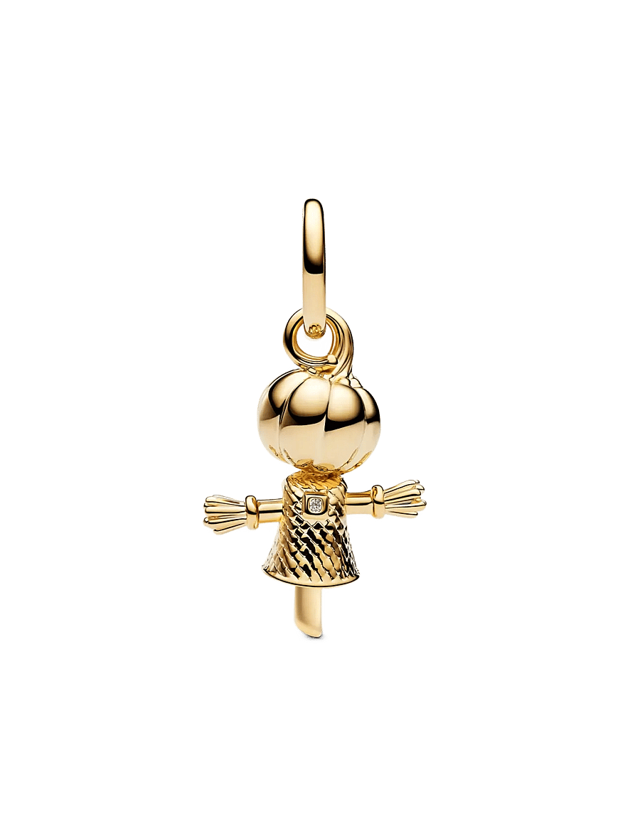 Pandora - Pumpkin Scarecrow Dangle Charm - hängen & berlocker - clear - 2