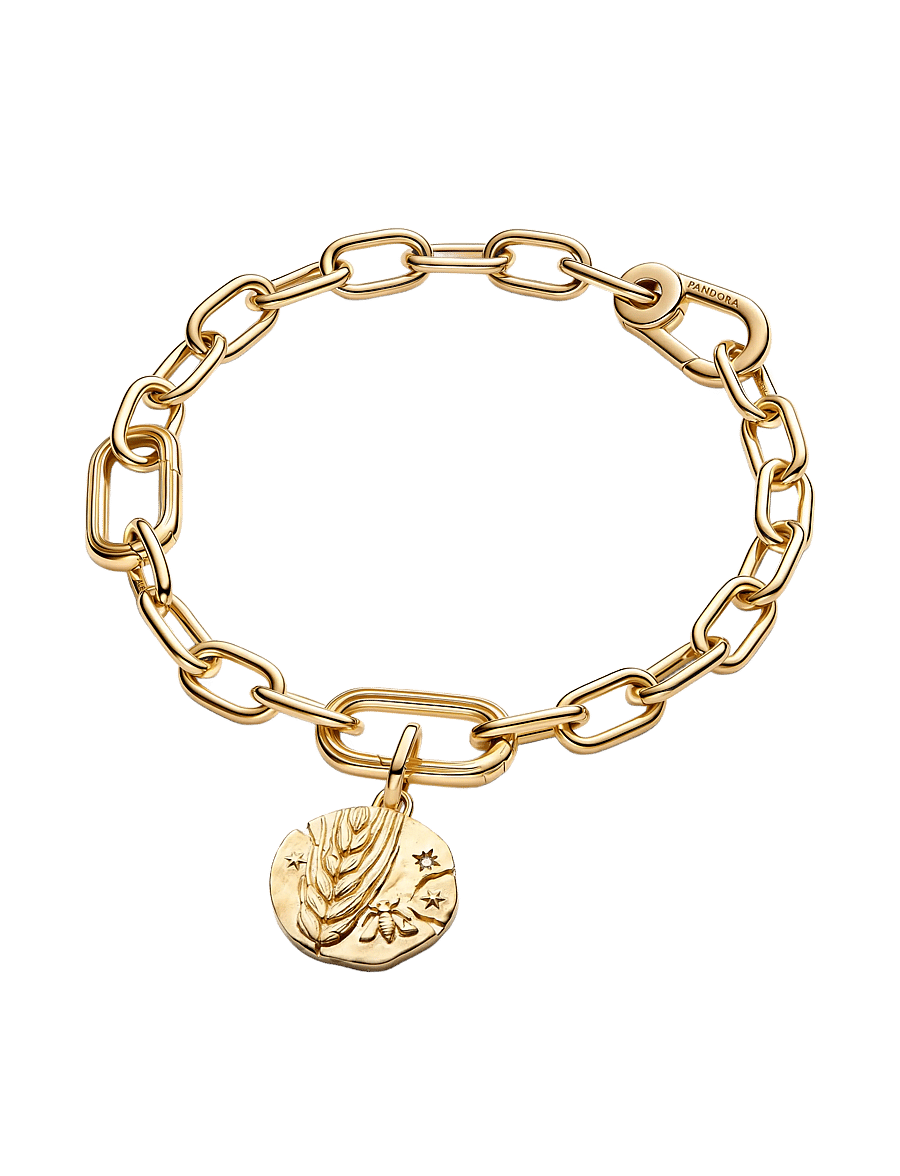 Pandora - Wheat Medallion Charm - hängen & berlocker - clear - 3