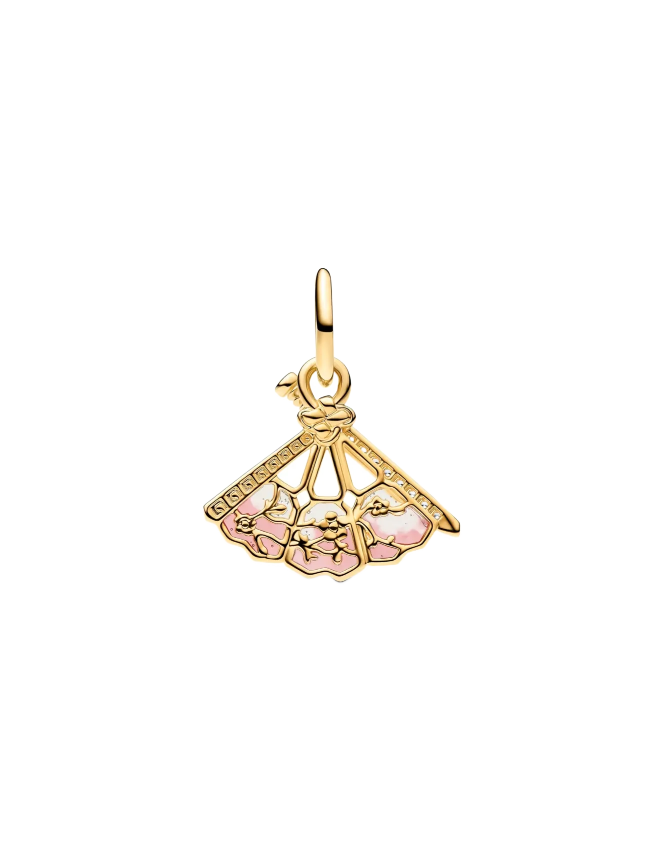 Pandora - Disney Mulan Fan Dangle Charm - pink - 2