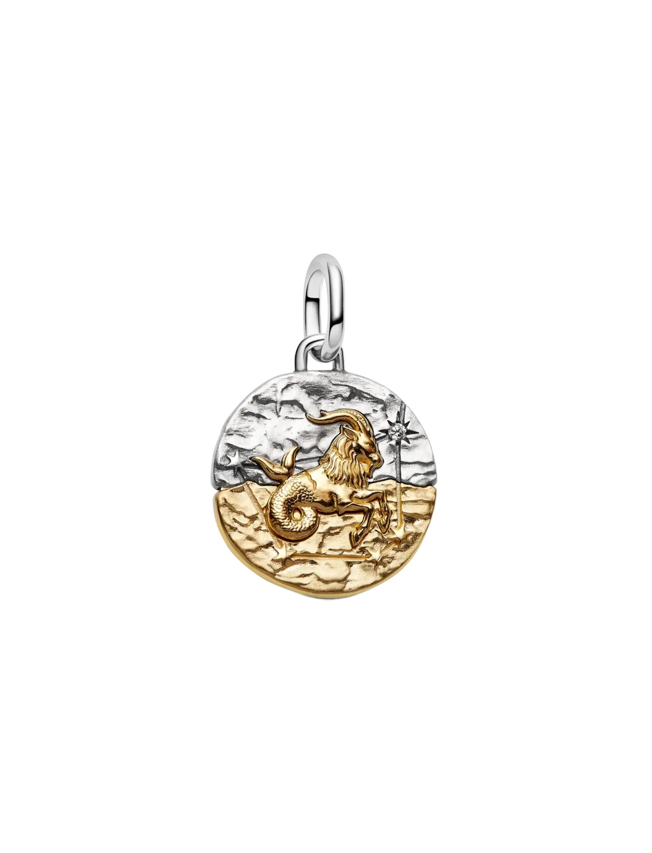 Pandora Capricorn Zodiac Medallion Charm - Basics - CLEAR / undefined