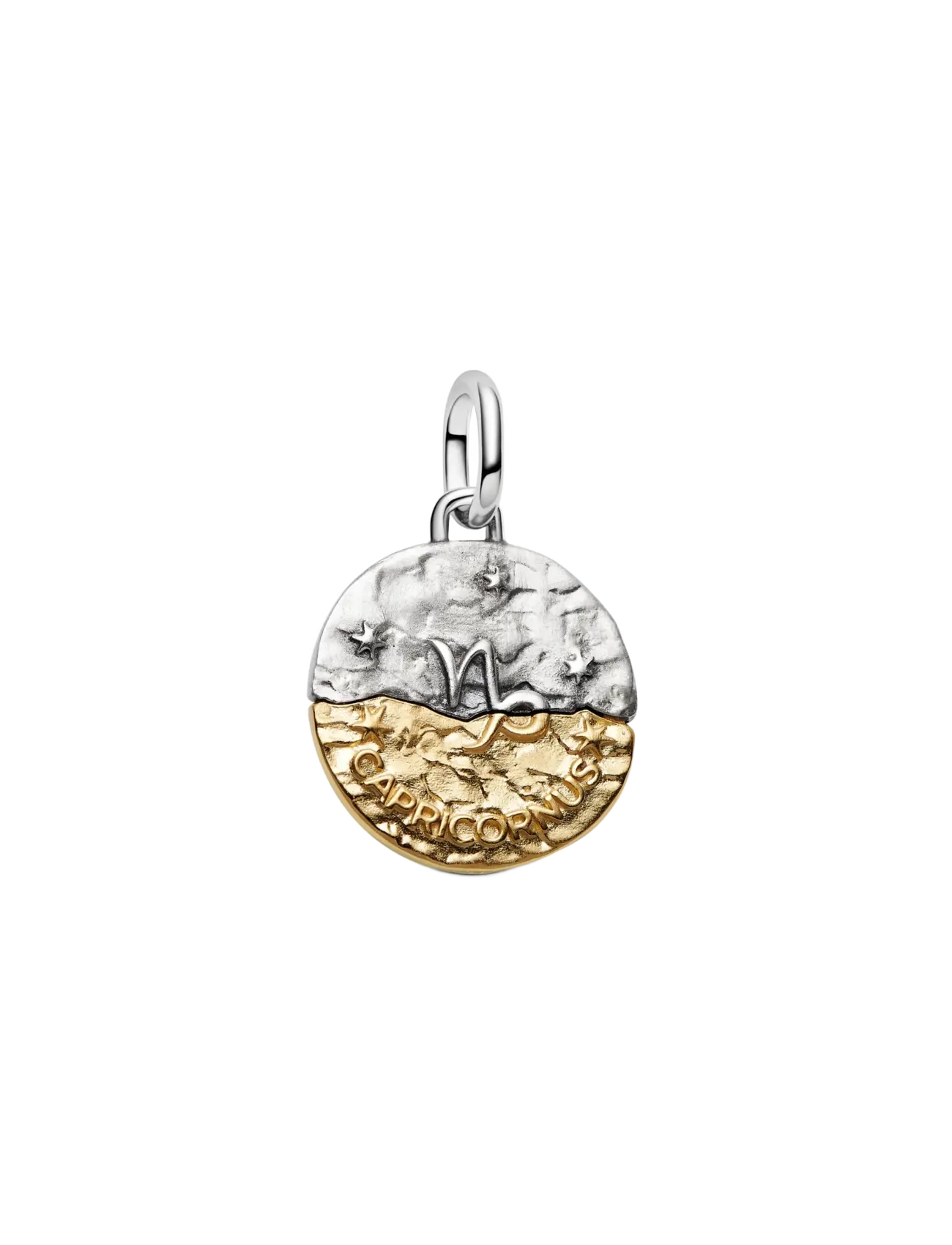 Pandora - Capricorn Zodiac Medallion Charm - clear - 2