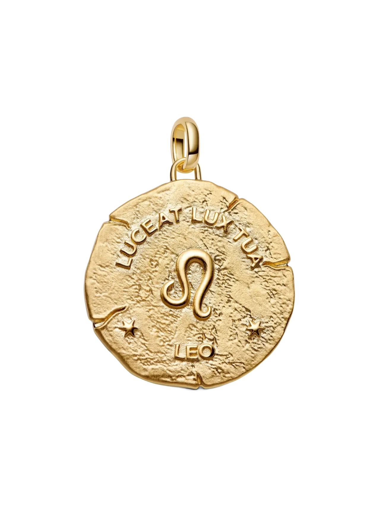 Pandora - Leo Zodiac Oversized Medallion Charm - clear - 2