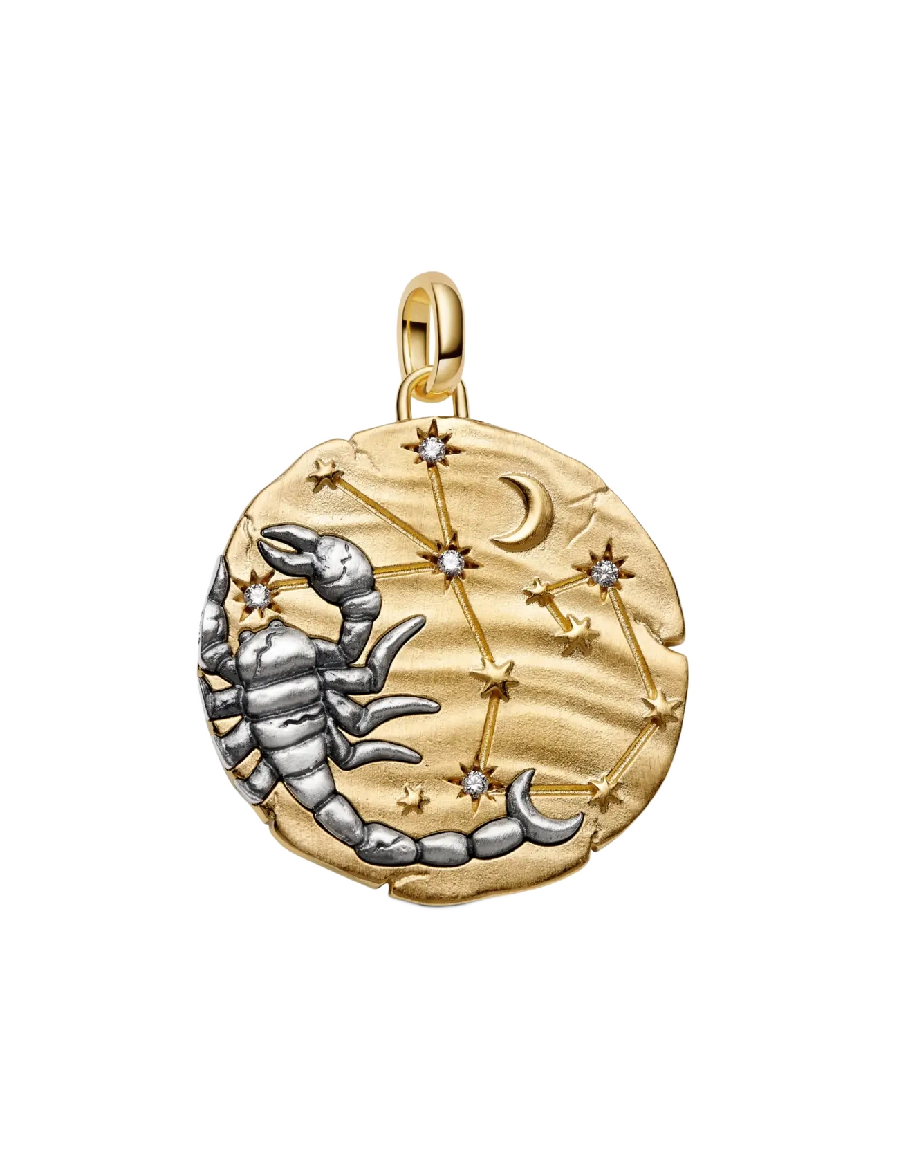Pandora Scorpio Zodiac Oversized Medallion Charm - Basics - CLEAR / undefined