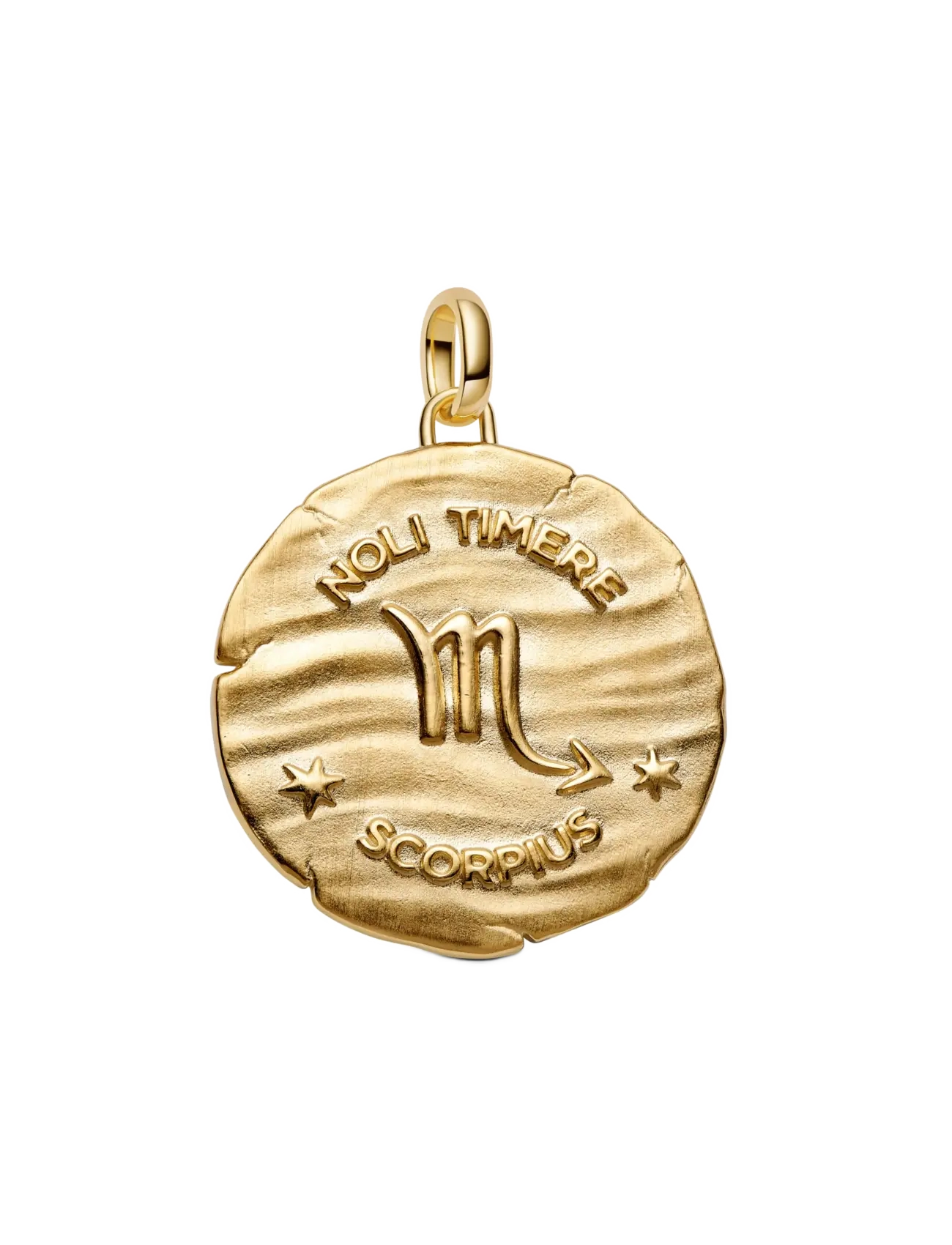Pandora - Scorpio Zodiac Oversized Medallion Charm - clear - 2