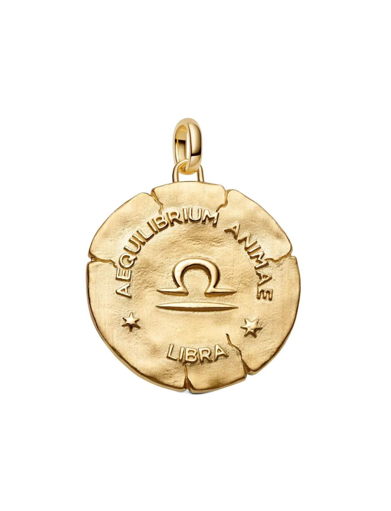 Pandora - Libra Zodiac Oversized Medallion Charm - clear - 2